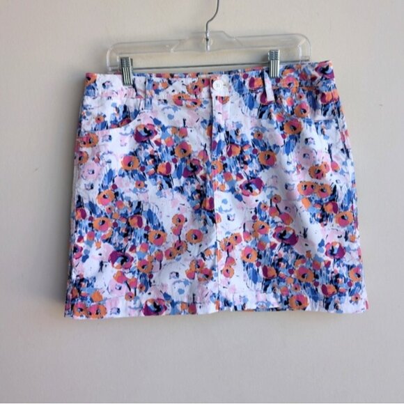St. John's Bay Floral Print Mini Skort - Picture 1 of 6